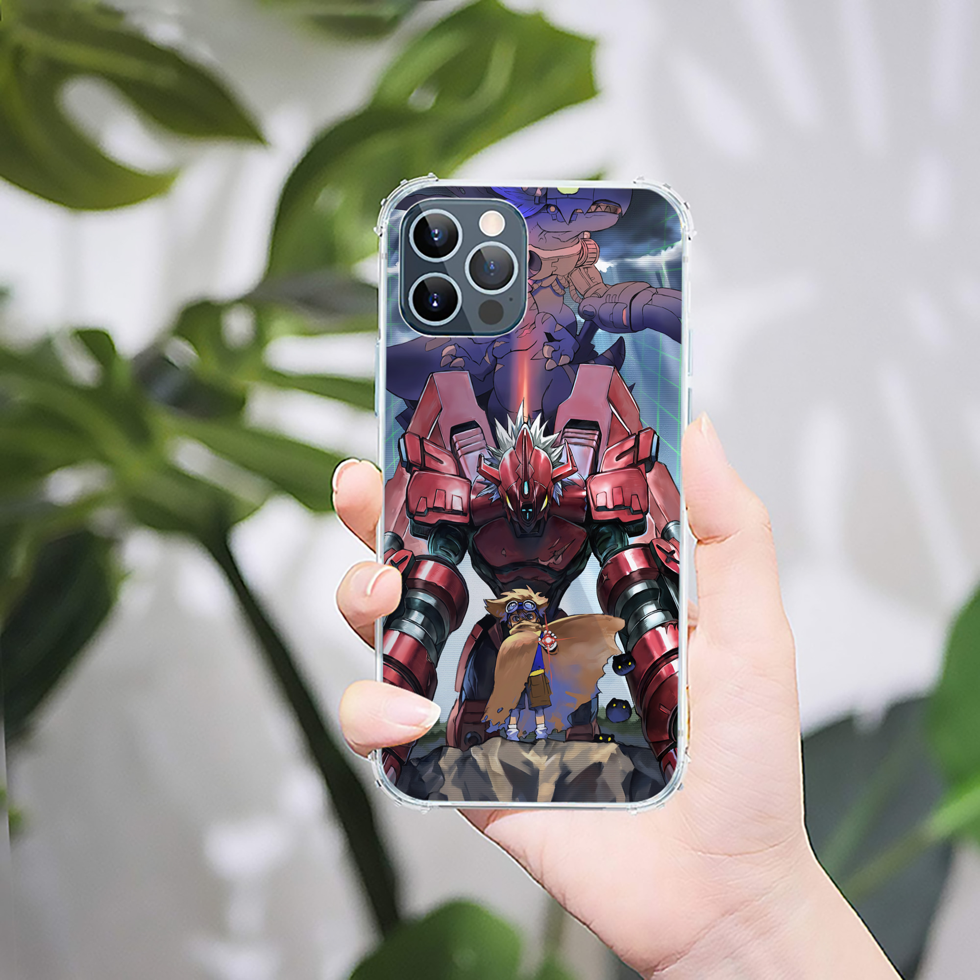 （画像用） Digimon デジタルモンスター/デジモン 【iPhone 12シリーズ対応】透明スマホケース（クリアソフトケース）